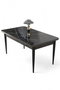 Hanah Home Mesa de Comedor de Mármol Negro